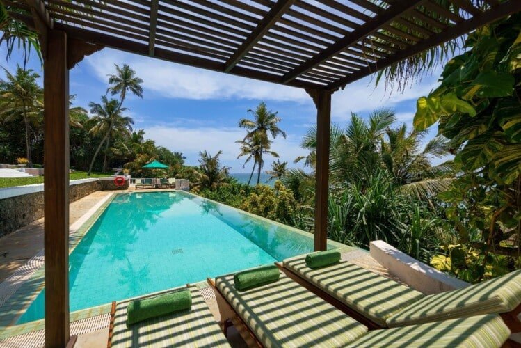 Top Notch Villas in Sri Lanka Pointe Sud Beachfront Villas in Mirissa Surf Beach