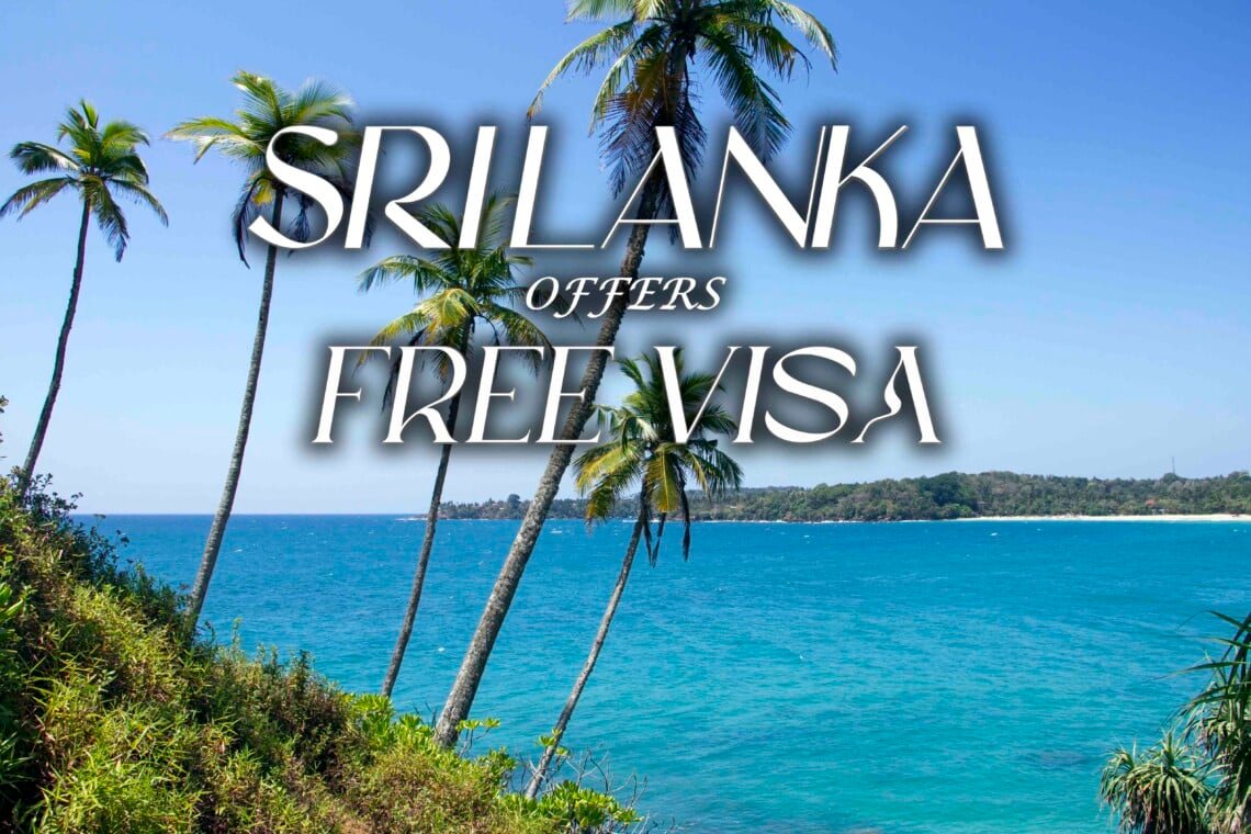 Luxury villas in Sri Lanka with new free visa announcement.