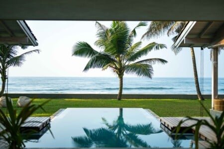 Top Notch Villas in Sri Lanka Nil Ralla Beachfront Villa in Talpe Surf Beach