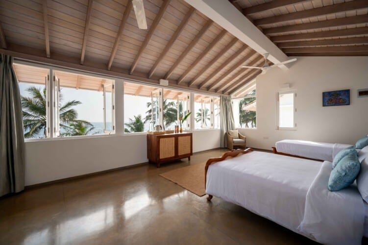 Top Notch Villas in Sri Lanka Nil Ralla Beachfront Villa in Talpe Surf Beach