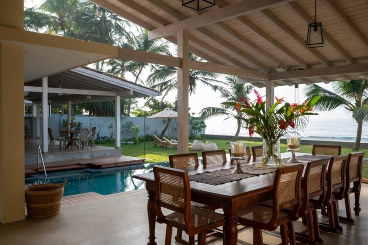 Top Notch Villas in Sri Lanka Nil Ralla Beachfront Villa in Talpe Surf Beach