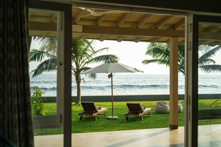 Top Notch Villas in Sri Lanka Nil Ralla Beachfront Villa in Talpe Surf Beach
