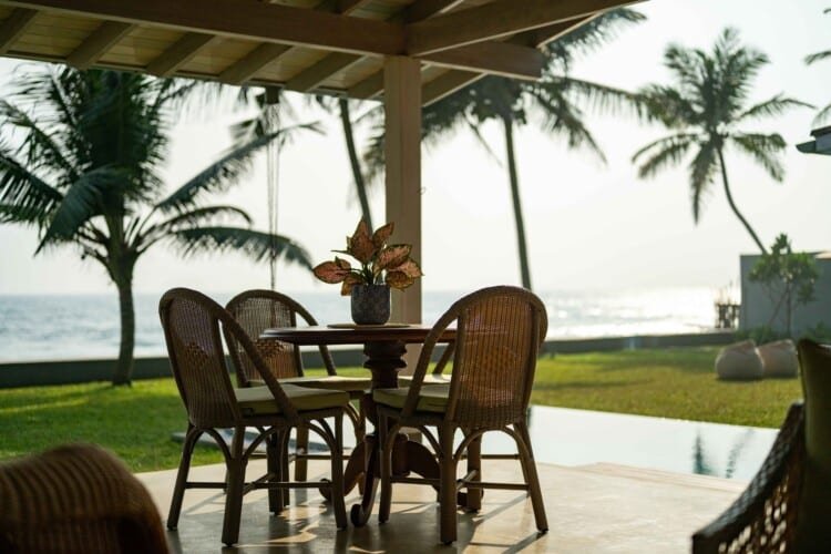 Top Notch Villas in Sri Lanka Nil Ralla Beachfront Villa in Talpe Surf Beach