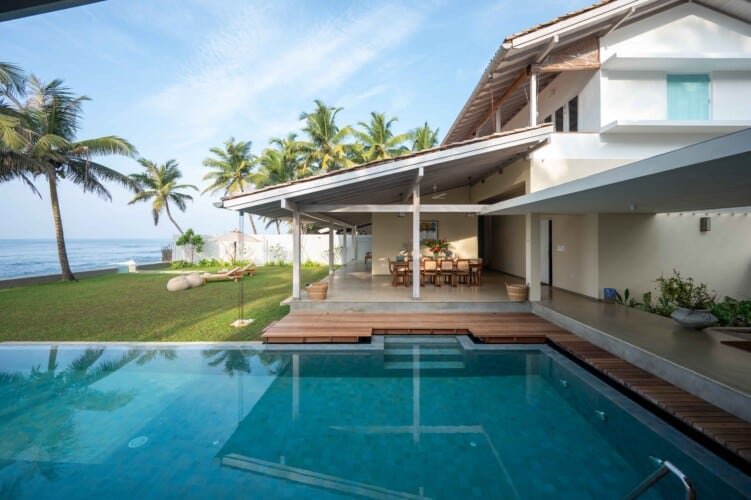 Top Notch Villas in Sri Lanka Nil Ralla Beachfront Villa in Talpe Surf Beach