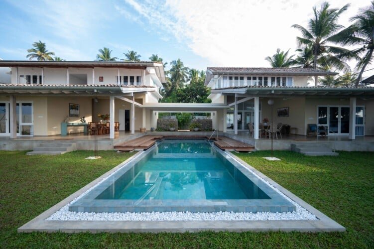 Top Notch Villas in Sri Lanka Nil Ralla Beachfront Villa in Talpe Surf Beach