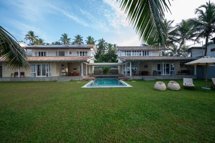 Top Notch Villas in Sri Lanka Nil Ralla Beachfront Villa in Talpe Surf Beach